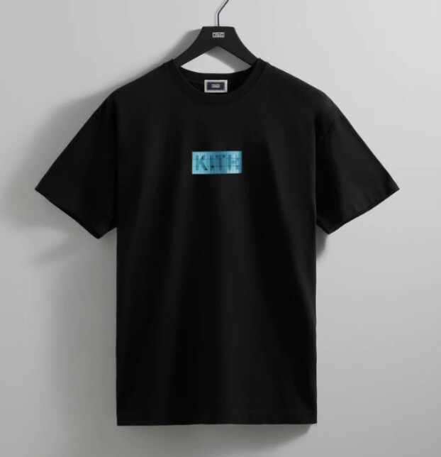 トップス XXL KITH BOX LOGO TEE Pre-owned Kith High Rise Classic Box Logo Tee Size Xxl In Black