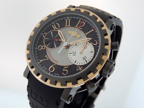 DeWitt Academia Chronographe AC6005.53A Titanium/18k Rose Gold 43mm $36,000 LNIB