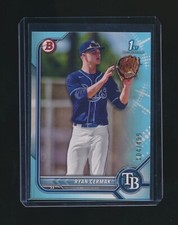 RYAN CERMAK 2022 BOWMAN DRAFT SKY BLUE PARALLEL 104/499