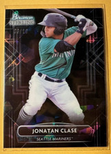 Jonatan Clase - 2022 Bowman Sterling Black Atomic Refractor 3/10 Mariners