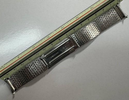 Genuine OMEGA 2031 Lug 18mm Watch Band Bracelet Strap Belt #301 - Picture 9 of 10