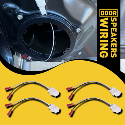 4X Door Speakers Wiring Harness Connector Plug Fits For 2003-2021 Jeep ...