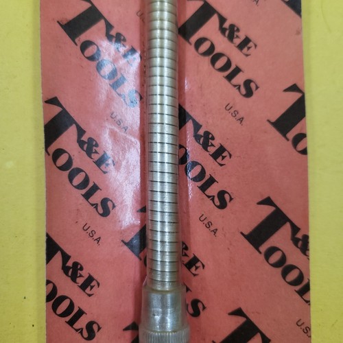 T&E TOOLS 1/4" INCH DRIVE FLEX A WRENCH EXTENSION 11" NOS TE5012 - Picture 6 of 14