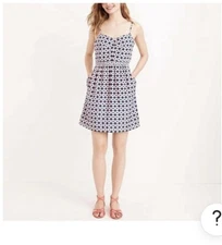 J. Crew Size 0 Printed seaside cami dress