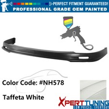 Fits 98-01 Acura Integra Mugen Style Front Bumper Lip Pp Nh578 Taffeta White