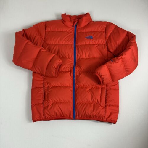 The NORTH FACE Boy's 550 Andes Goose Down Winter Jacket Orange Size XL 18-20