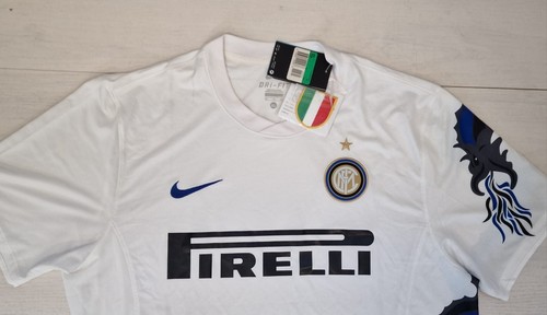 A105 NIKE INTER MAGLIA GARA AWAY CALCIO FC INTERNAZIONALE 2010/2011 TRIPLETE - Imagen 5 de 6