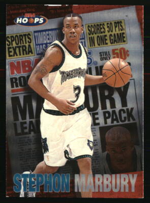 Stephon Marbury 1997 Hoops #5 Basketball Card | eBay