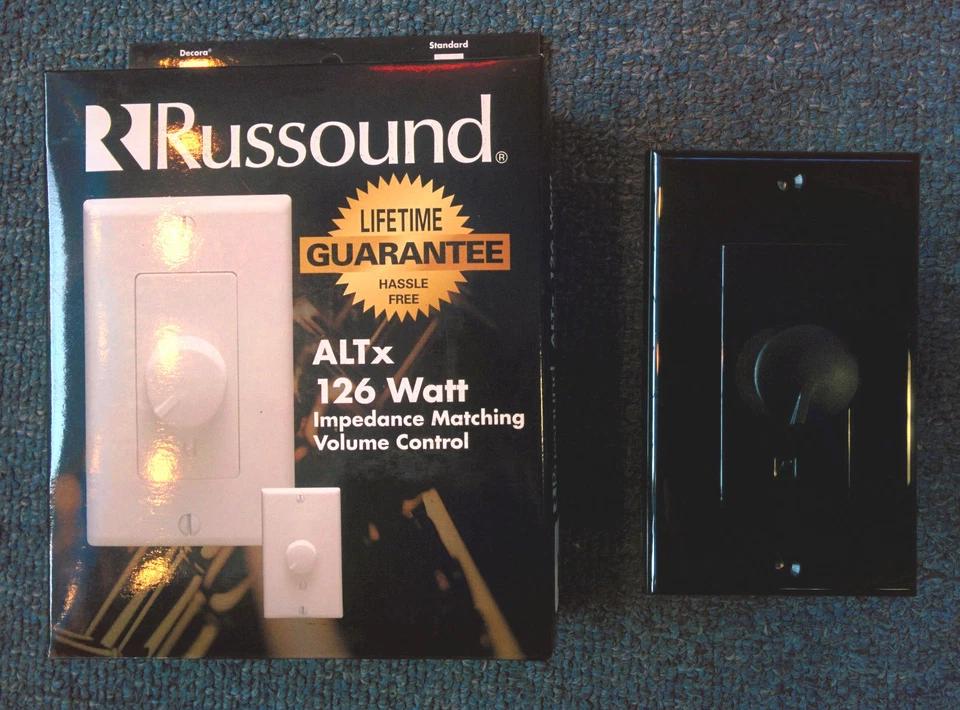 Russound ALTx-2D in BLACK 126 watts impedance matching in wall volume control - Image 3 of 3