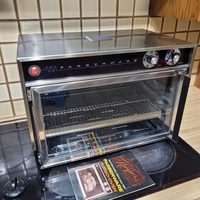 Vintage Retro 1975 Farberware Turbo Oven Model 460 Stainless VERY CLEAN Tested