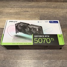 PNY NVIDIA GeForce RTX 5070 Ti OC Triple Fan Graphics Card 16GB GDDR7 256-bit AI