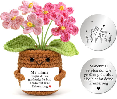 Positive Blumen Rosa Vergissmeinnicht, Geschenke für Frauen Freundin, Positive K