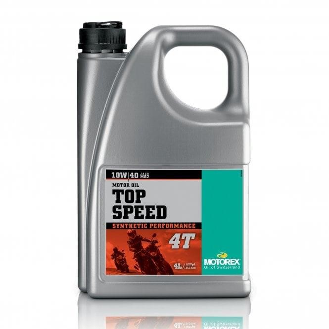 MOTOREX Top Speed 4T Synthetic High Performance JASO MA2 10w/40 4L