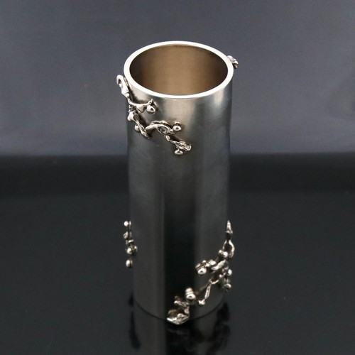 Aage Weimar - Copenhagen. Silver Vase. - Picture 4 of 7