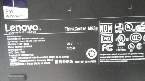Lenovo ThinkCentre M93Q Core i5-4570T 2.90GHz 4GB No HDD Mini Desktop PC (B892) - Afbeelding 9 van 9