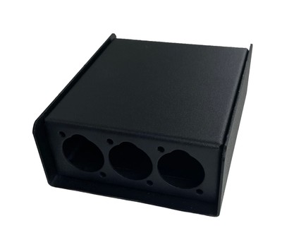 PROCRAFT PB2-3X2X-BK Steel Project Box 4 1/2'' x 3-3/4'' x 1 5/8'' w/5 ''D'' punches