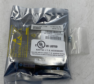 LOT OF 2 LSI Logic Remote Battery Kit LSIiBBU07