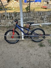 KTM Kids 20in Mountain Bike 7-Speed Grip Shift Front Suspension V-Brake Blue