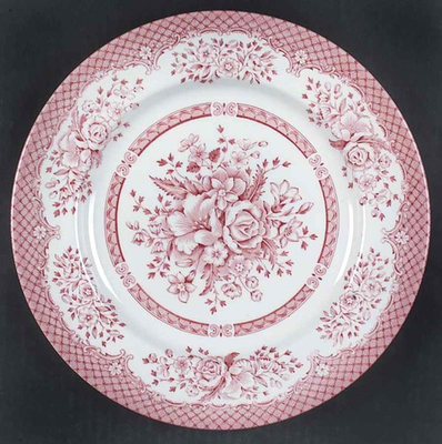 #ad #ad Wood amp; Sons Kew Pink Dinner Plate 3753669 $25.99