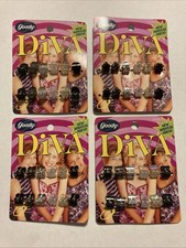 Goody Diva Tiny Neutral Claw Jaw Clips - 12 Count 4 Different Sets New 1999 A7