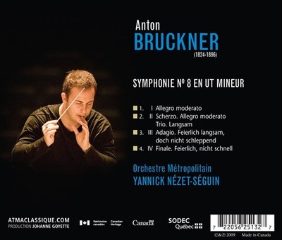BRUCKNER: SYMPHONY NO. 8 NEW CD