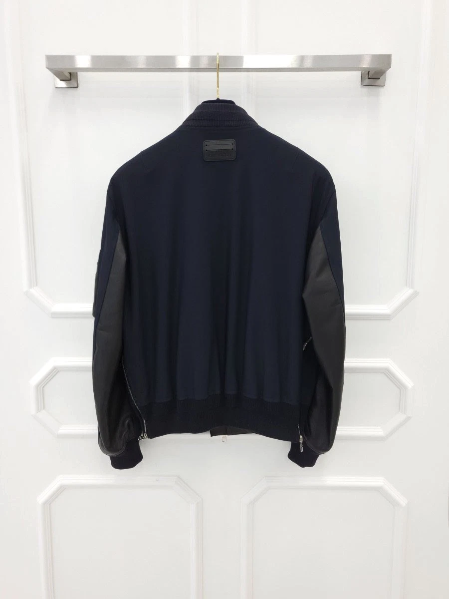 LOUIS VUITTON（LV） Giacca Louis Vuitton in pelle color block 50 120531334