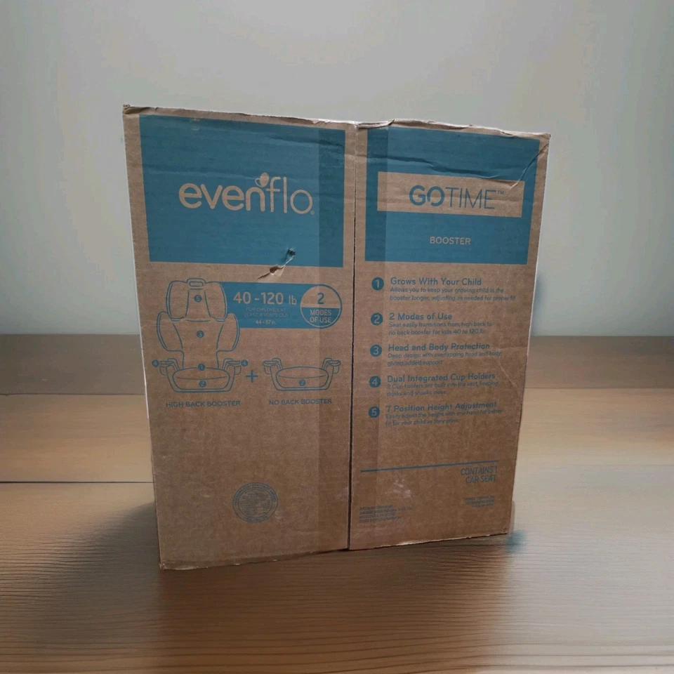 Asiento elevador deportivo Evenflo Gotime viola nuevo Foto 4 de 4