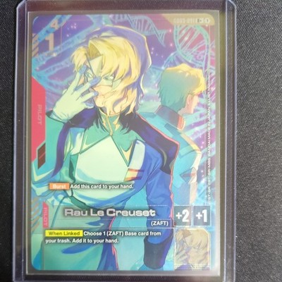 Gundam Card Game GD03-091 RAU LE CREUSET (R+) FOIL - STEEL REQUIEM