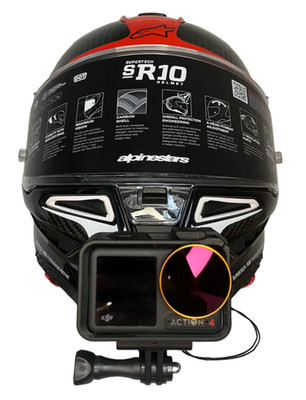 ALPINESTARS SUPERTECH R-10 (SR-10) -Chin Mount- GoPro Action Cam Kinn Halterung