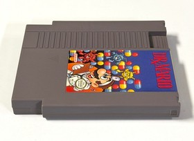 Dr. Mario (Nintendo NES, 1990) w/ Manual, Poster & Box