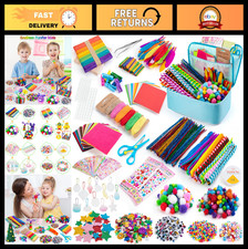 2000 Pcs DIY Arts Crafts Supplies for Kids, Educational Craft Kits Ages 6-10,