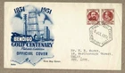 Australia 1951 WW Wide World Bendigo Phil Exhib Gold FDC Cover