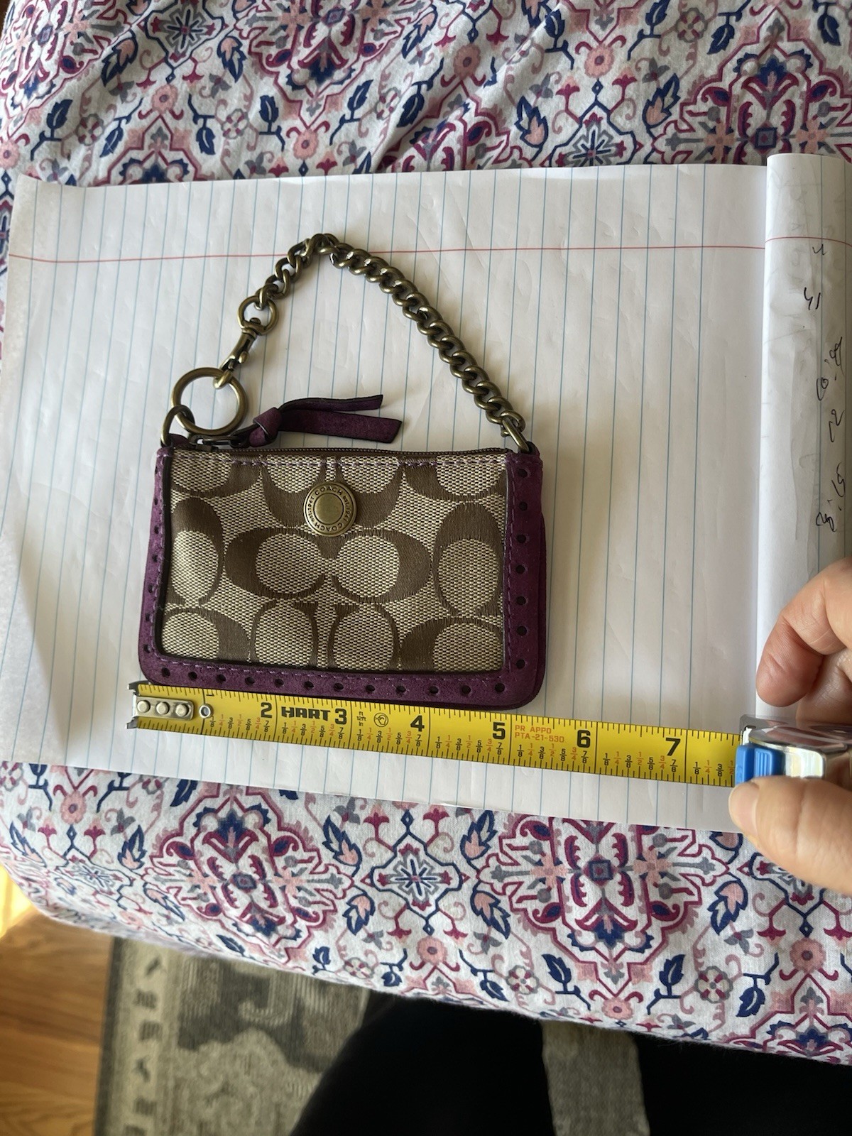 COACH Soho Accessories Coin Pouch Signature Signature… - Gem