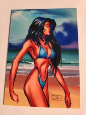 1996 Top Crow Intrepid Cyber Force Summer Cyblade #P3 Promo Card Marc Silvestri