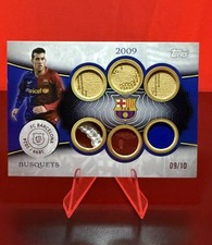 Topps 125 anni FC Barcelona Sextuple Relic Patch Sergio Busquets /10 Matchworn