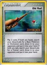 Old Rod 78/101 Reverse Holo Dragon Frontiers - Pokemon Card - NM