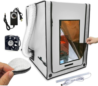 3D Printer Enclosure with Ventilation Fan & Odor Control for Ender & CR10