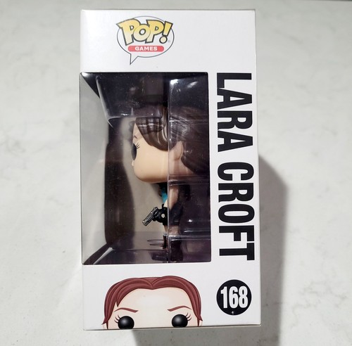FUNKO POP GAMES LARA CROFT 168 NRFB New Retire Vaulted - Picture 3 of 6