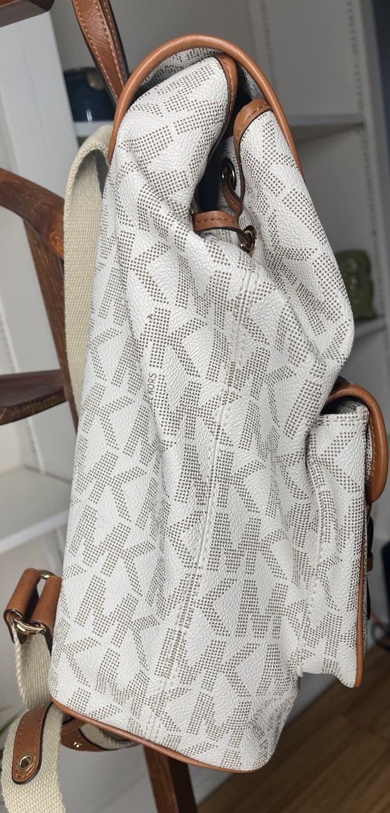 Michael Kors Jet Set Monogram Drawstring Backpack… - image 4