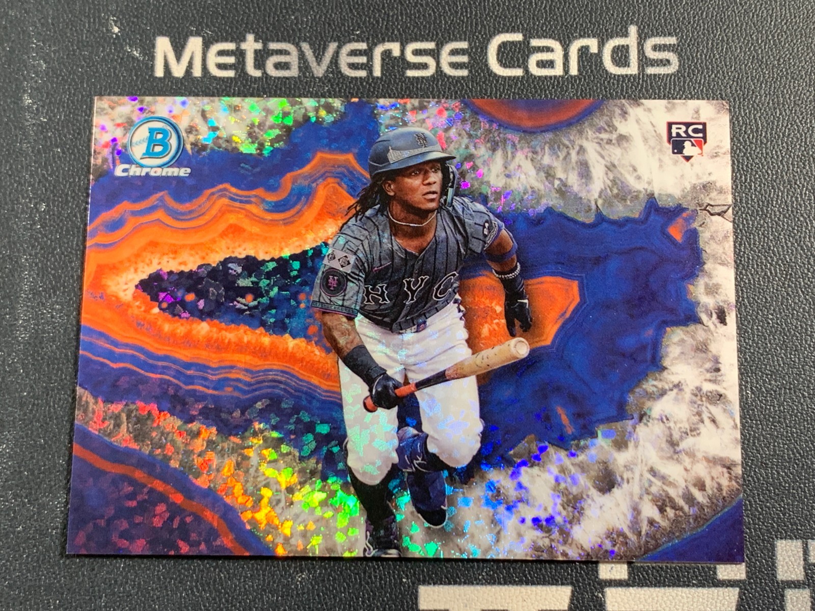 2025 Bowman Chrome Luisangel Acuna Crystallized Rookie RC Case Hit SSP Mets