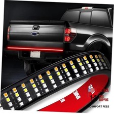 LED Tailgate Light Bar, 60 Inch Quad Row Truck Bed Light Strip Triple Colors