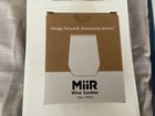 MiiR 10oz Wine Tumbler White Stainless Steel Insulated NEW in box