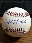 KYLE HENDRICKS 2 SIGNED AUTOGRAPHED OML BASEBALL!  Cubs, Angels!