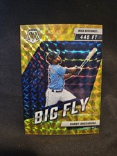 2022 Panini Mosaic Randy Arozarena Big Fly Gold Parallel /99 #BF-2 – Rays