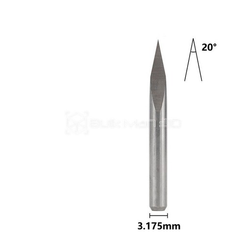 10pcs/Set 3 Edge Pyramid Engraving Bits with Tip 0.1-0.3mm Router Bits for CNC - Picture 8 of 13