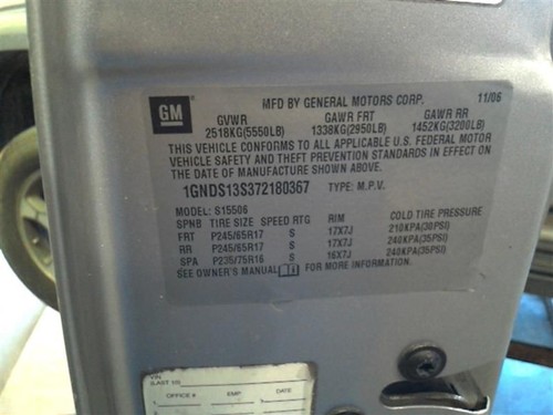 Temperature Control Front Manual Opt CJ3 ID 10395426 Fits 03-09 ENVOY 257395 - Bild 1 von 12