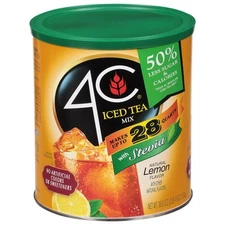 4C Reduced Sugar Drink Mix 36.9 Ounce Delicious Flavored Drink Concentrate