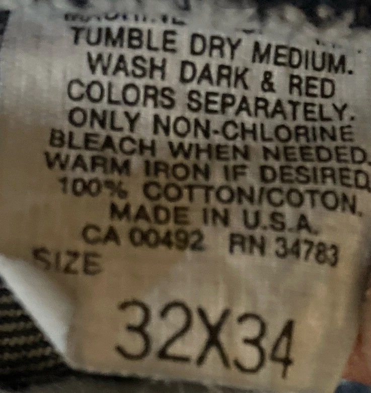 Jeans vintage Lee Riders 80’s lavado oscuro para hombre 32x34 Foto 4 de 4