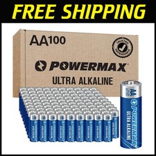 Reclosable AA Batteries 100 Pack: 10- Shelf Life 0.41 per gallon