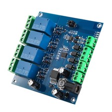 2X(Module de Relais Modbus RTU 4 Voies Module de Relais 7-24V Commutateur R4677